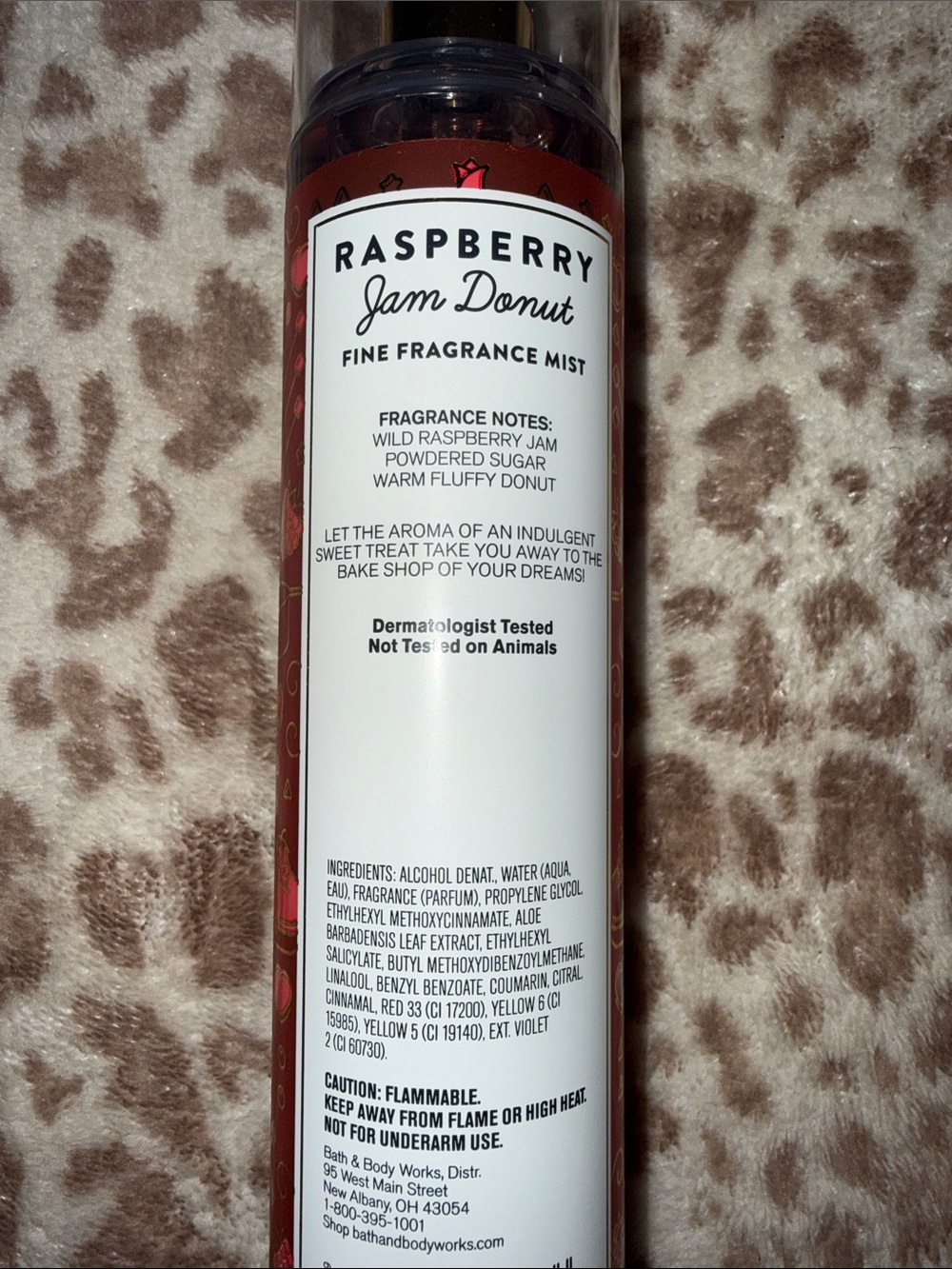 Bath & Body Works Raspberry Jam Donut Fine Fragrance Mist - bnib - Picture 2 of 2
